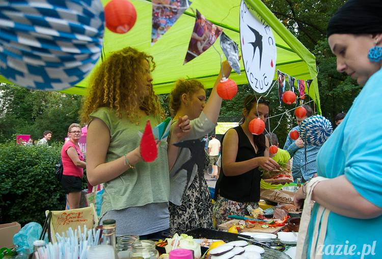 Piknik Ochocian czerwiec 2013 Park Wielkopolski Warszawa Ochota, Ochocianie Sąsiedzi, Posłaniec Uczuć