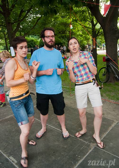 Piknik Ochocian czerwiec 2013 Park Wielkopolski Warszawa Ochota, Ochocianie Sąsiedzi, Posłaniec Uczuć