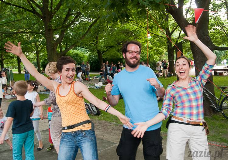 Piknik Ochocian czerwiec 2013 Park Wielkopolski Warszawa Ochota, Ochocianie Sąsiedzi, Posłaniec Uczuć