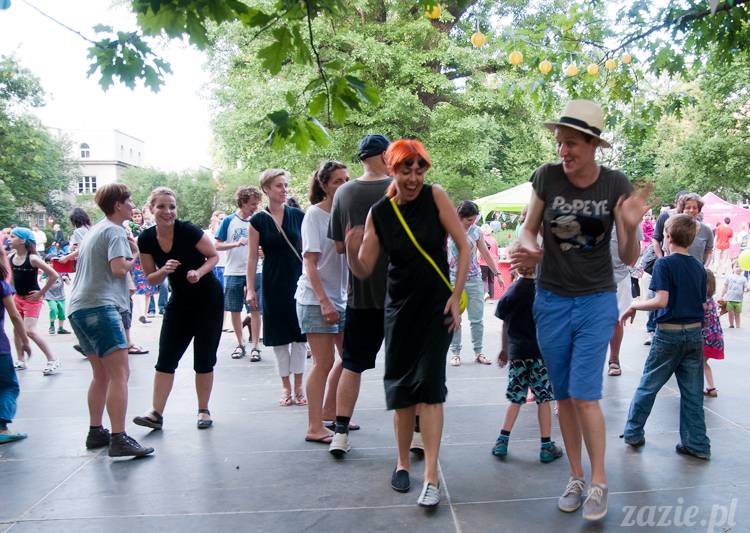 Piknik Ochocian czerwiec 2013 Park Wielkopolski Warszawa Ochota, Ochocianie Sąsiedzi, Posłaniec Uczuć