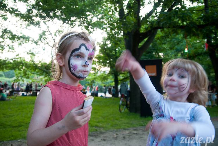 Piknik Ochocian czerwiec 2013 Park Wielkopolski Warszawa Ochota, Ochocianie Sąsiedzi, Posłaniec Uczuć