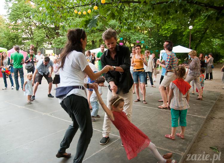 Piknik Ochocian czerwiec 2013 Park Wielkopolski Warszawa Ochota, Ochocianie Sąsiedzi, Posłaniec Uczuć