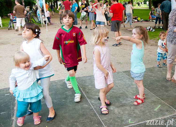 Piknik Ochocian czerwiec 2013 Park Wielkopolski Warszawa Ochota, Ochocianie Sąsiedzi, Posłaniec Uczuć