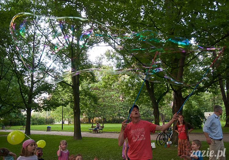 Piknik Ochocian czerwiec 2013 Park Wielkopolski Warszawa Ochota, Ochocianie Sąsiedzi, Posłaniec Uczuć