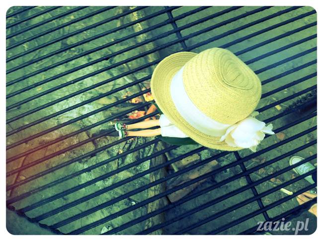 Orka Blythe Doll Simply Chocolate on the river bank of Vistula