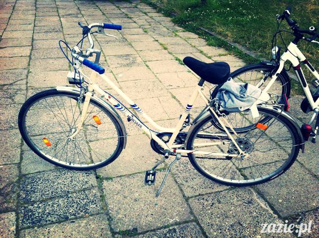 ognisko nad Wisła i rower Zazie