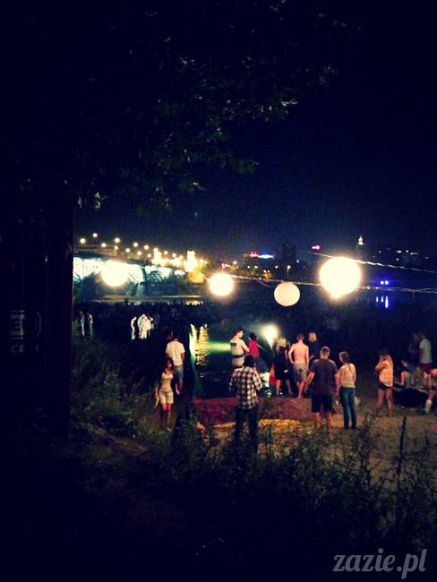 klub Temat Rzeka, miejska plaża nad Wisłą, Warszawa