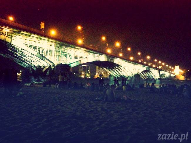 klub Temat Rzeka, miejska plaża nad Wisłą, Warszawa