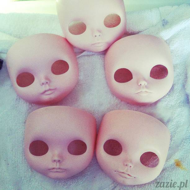 lalka blythe doll customization process ooak custom diy