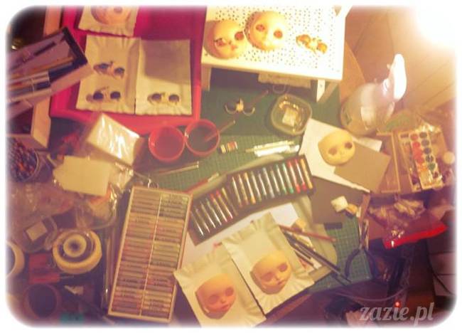 lalka blythe doll customization process ooak custom diy