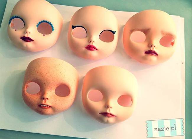 lalka blythe doll customization process ooak custom diy