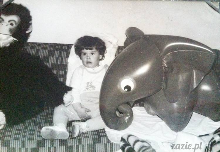 Olga Zazie blog 35. urodziny Zazie, zdjęcia z dzieciństwa