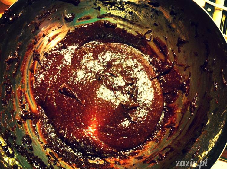 muffiny czekoladowe Zazie z bananem i nutellą