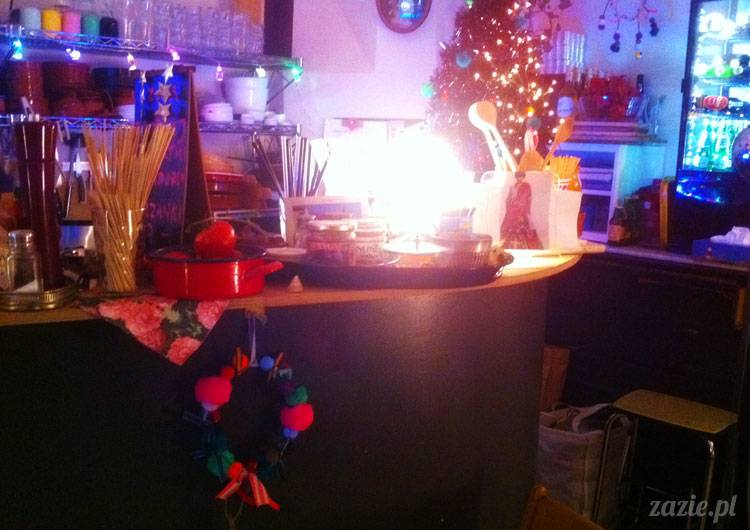 kawiarnia Posłaniec Uczuć, ul. Glogera 6, Stara Ochota, wigilia sąsiedzka na Starej Ochocie 2013