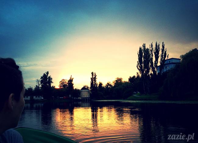 jeziorko kamionkowskie w parku skaryszewskim