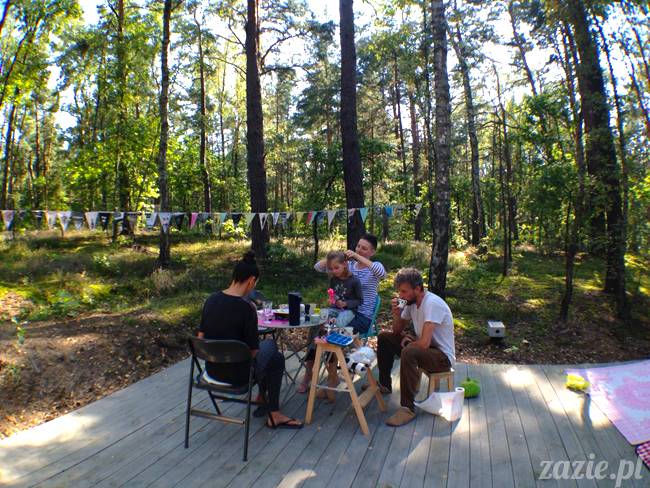 zaczarowany las mopsików mopsiki Zazie mopsy Kumok i Miszur