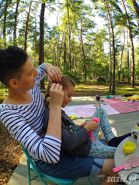 zaczarowany las mopsików mopsiki Zazie mopsy Kumok i Miszur