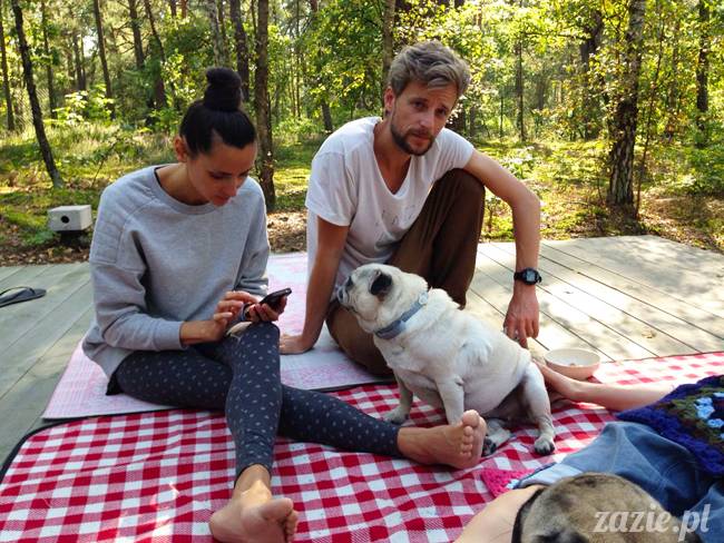 zaczarowany las mopsików mopsiki Zazie mopsy Kumok i Miszur