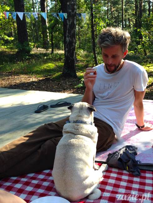 zaczarowany las mopsików mopsiki Zazie mopsy Kumok i Miszur