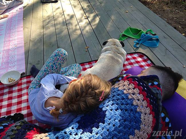 zaczarowany las mopsików mopsiki Zazie mopsy Kumok i Miszur