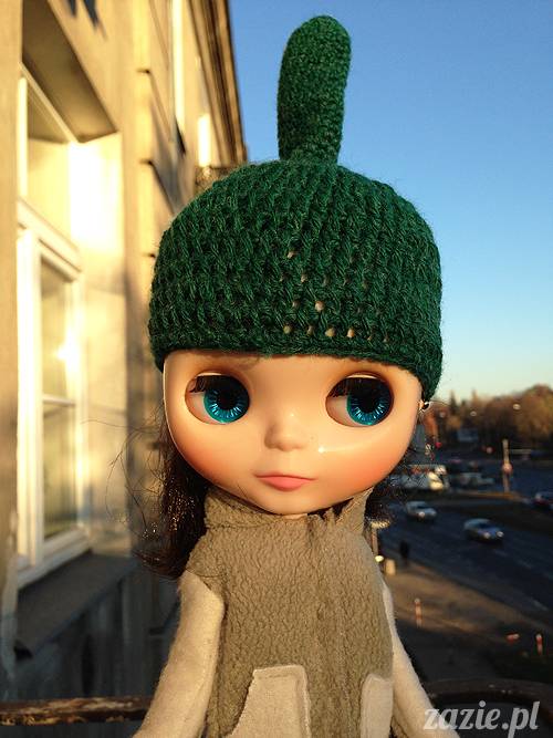 szydełkowe czapki i czapeczki dla lalki Blythe