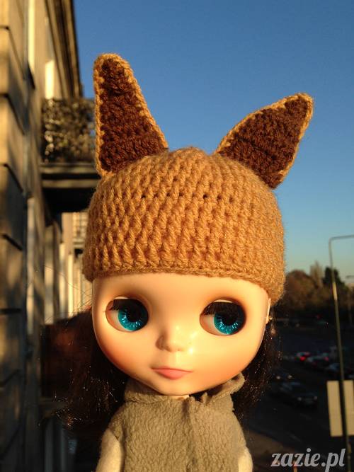 szydełkowe czapki i czapeczki dla lalki Blythe