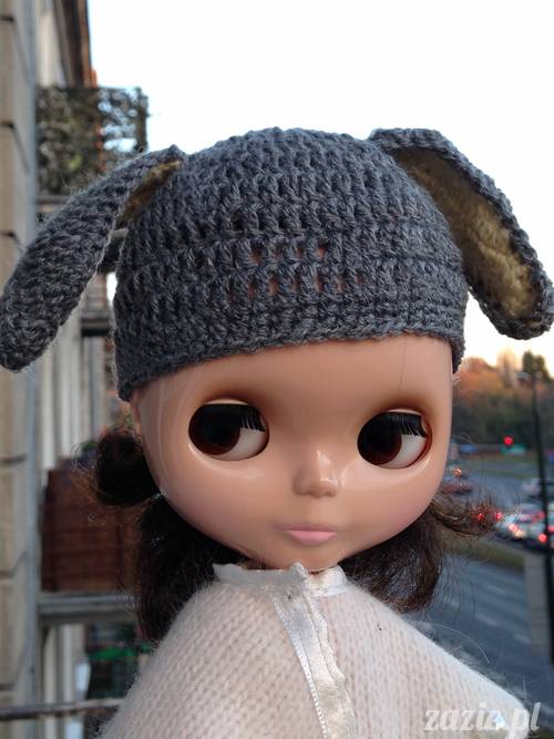 szydełkowe czapki i czapeczki dla lalki Blythe