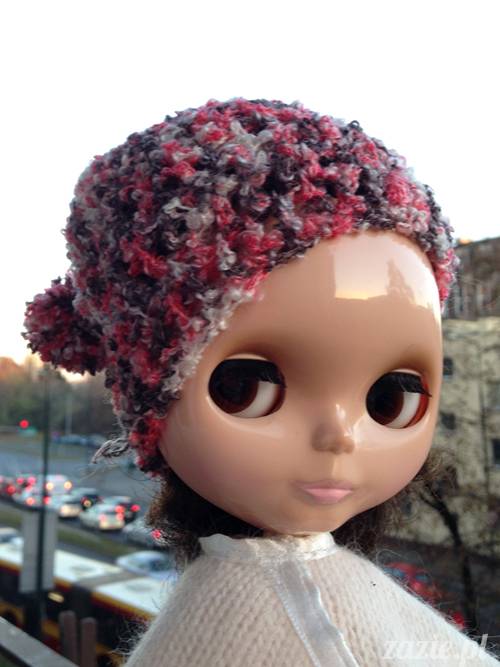 szydełkowe czapki i czapeczki dla lalki Blythe