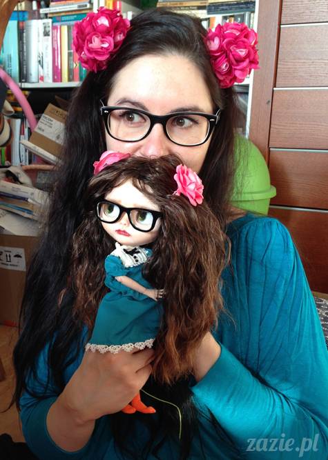 lalki Blythe Zazie dolls przerabianie customizacja lalek Blythe