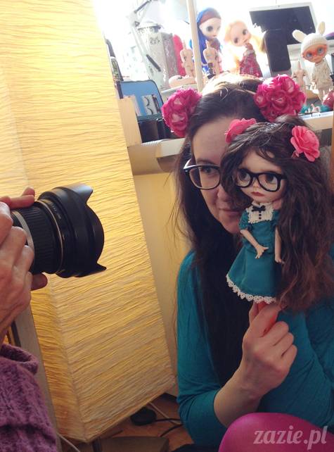 lalki Blythe Zazie dolls przerabianie customizacja lalek Blythe
