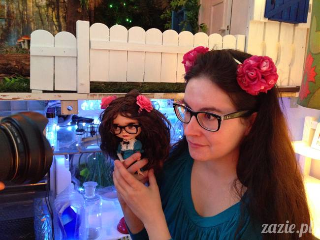 lalki Blythe Zazie dolls przerabianie customizacja lalek Blythe