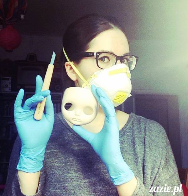 lalki Blythe Zazie dolls przerabianie customizacja lalek Blythe