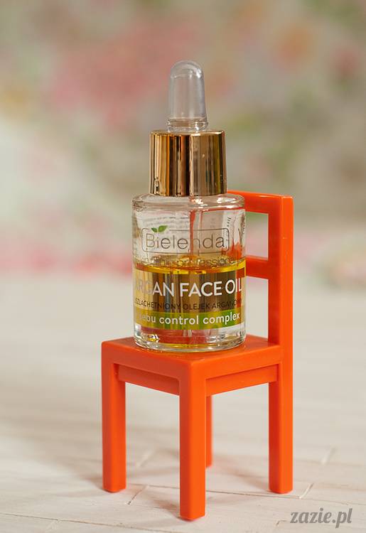 recenzje i testy kosmetyków, opinie o kosmetykach, Bielenda Argan Face Oil Sebu Control Complex