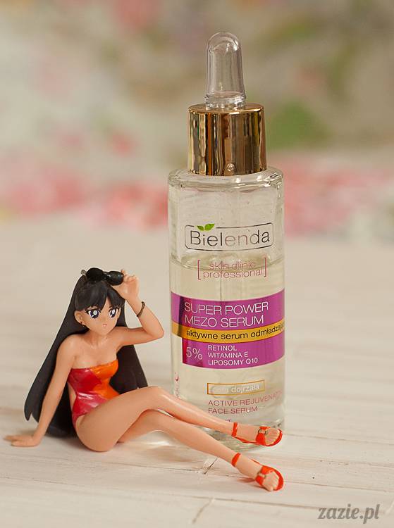 recenzje i testy kosmetyków, opinie o kosmetykach, Bielenda Super Power Mezo Aktywne Serum Odmładzające retinol