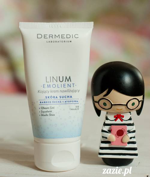 recenzje kosmetyków, opinie o kosmetykach, Dermedic Linum emolient, kojący krem nawilżający