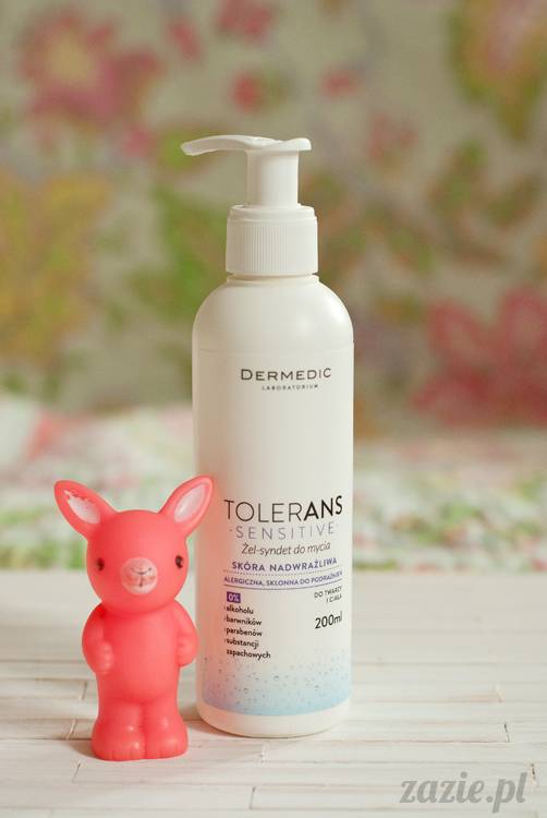 recenzje i testy kosmetyków, opinie o kosmetykach, Dermedic Tolerans sensitive żel syndet do mycia skóra nadwrażliwa