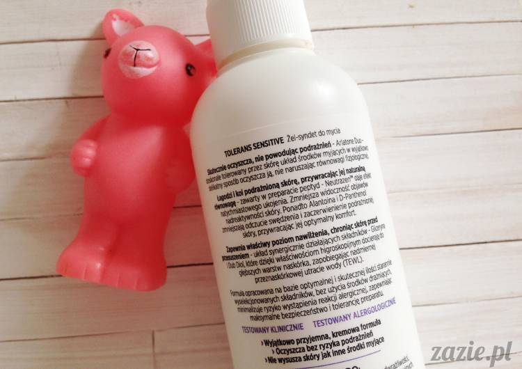 recenzje i testy kosmetyków, opinie o kosmetykach, Dermedic Tolerans sensitive żel syndet do mycia skóra nadwrażliwa