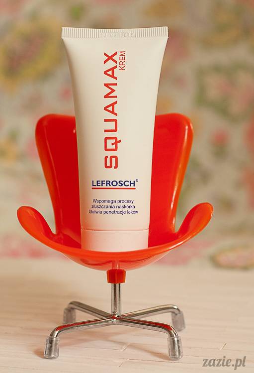 recenzje i testy kosmetyków, opinie o kosmetykach, Lefrosch krem Squamax, preparat złuszczający naskórek