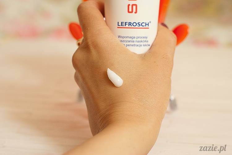 recenzje i testy kosmetyków, opinie o kosmetykach, Lefrosch krem Squamax, preparat złuszczający naskórek