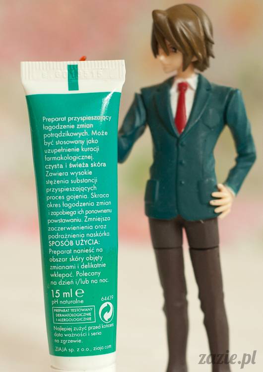 recenzje i testy kosmetyków, opinie o kosmetykach, Ziaja liście Manuka, Reduktor zmian potrądzikowych