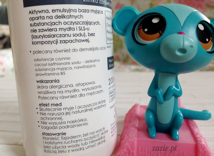 recenzje i testy kosmetyków, opinie o kosmetyków, Ziaja Med kuracja lipidowa fizjoderm żel do mycia skóry atopowej