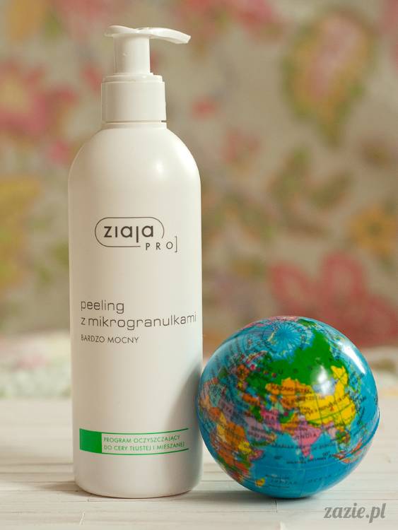 recenzje i testy kosmetyków, opinie o kosmetykach, Ziaja Pro peeling z mikrogranulkami bardzo mocny