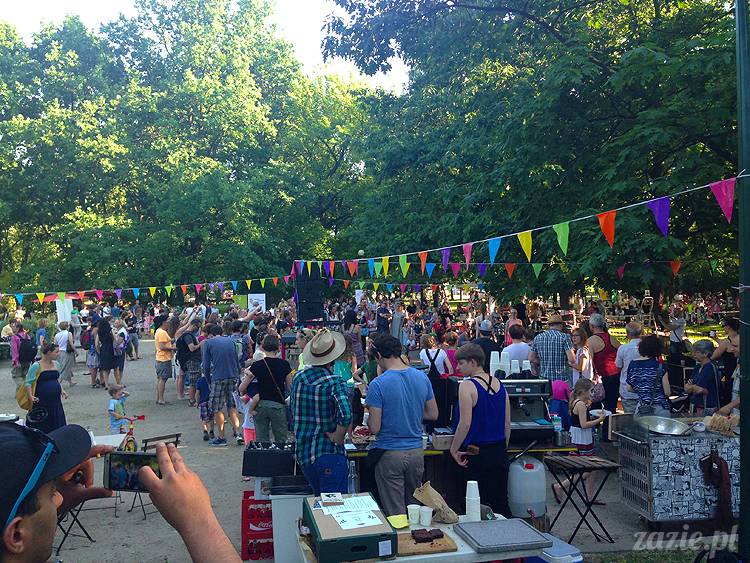 Ochocianie Sąsiedzi, IV PIknik Sąsiedzki w Parku Wielkopolskim, Warszawa Stara Ochota czerwiec 2015