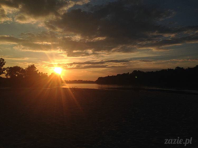 nadwiślańskie ognisko, ognisko nad Wisłą w Warszawie