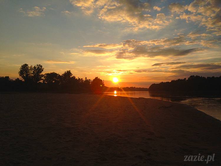 nadwiślańskie ognisko, ognisko nad Wisłą w Warszawie