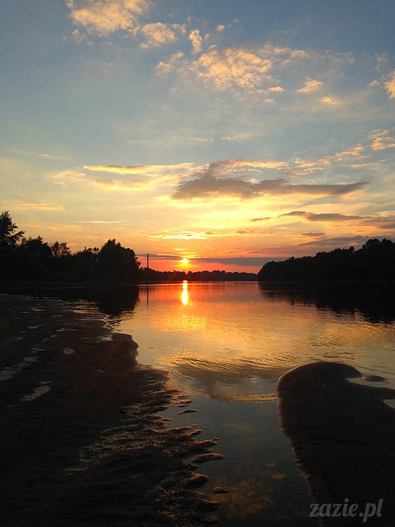 nadwiślańskie ognisko, ognisko nad Wisłą w Warszawie