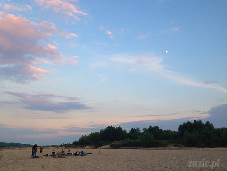 nadwiślańskie ognisko, ognisko nad Wisłą w Warszawie