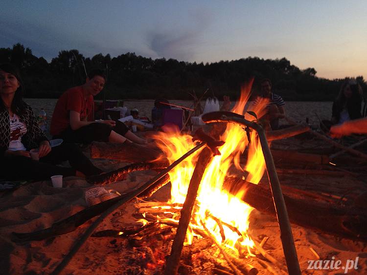 nadwiślańskie ognisko, ognisko nad Wisłą w Warszawie