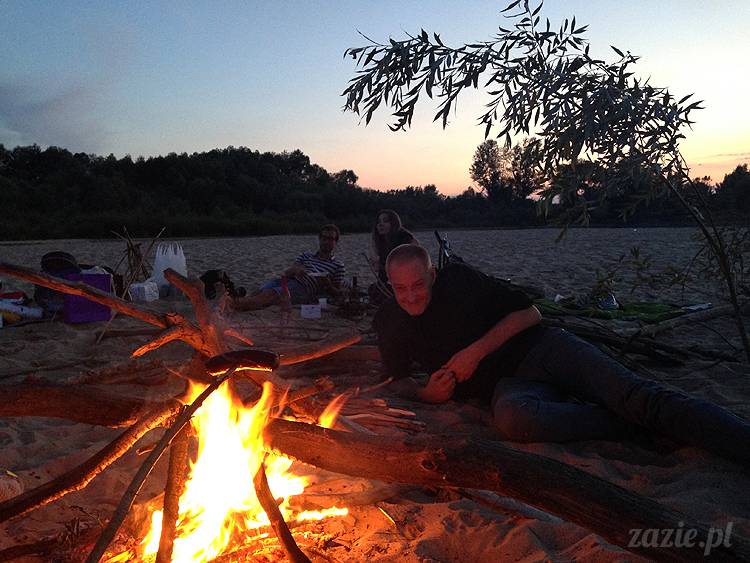 nadwiślańskie ognisko, ognisko nad Wisłą w Warszawie