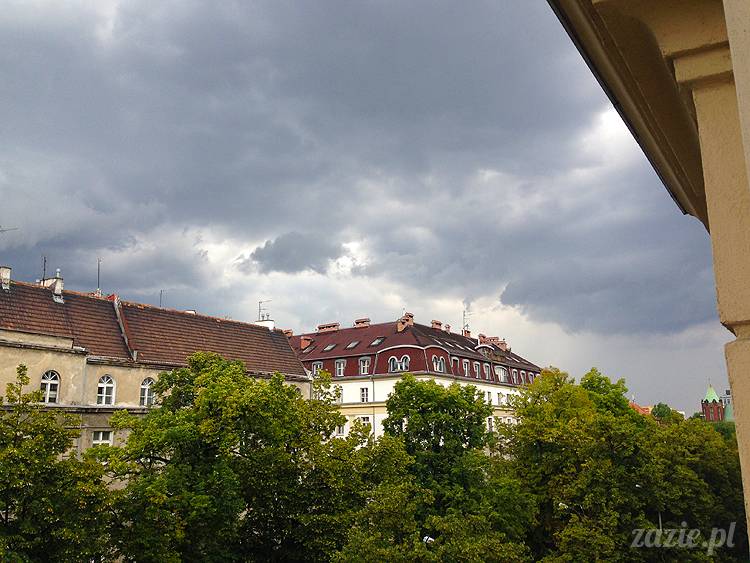 Ochocianie na balkonie, Warszawa, Stara Ochota